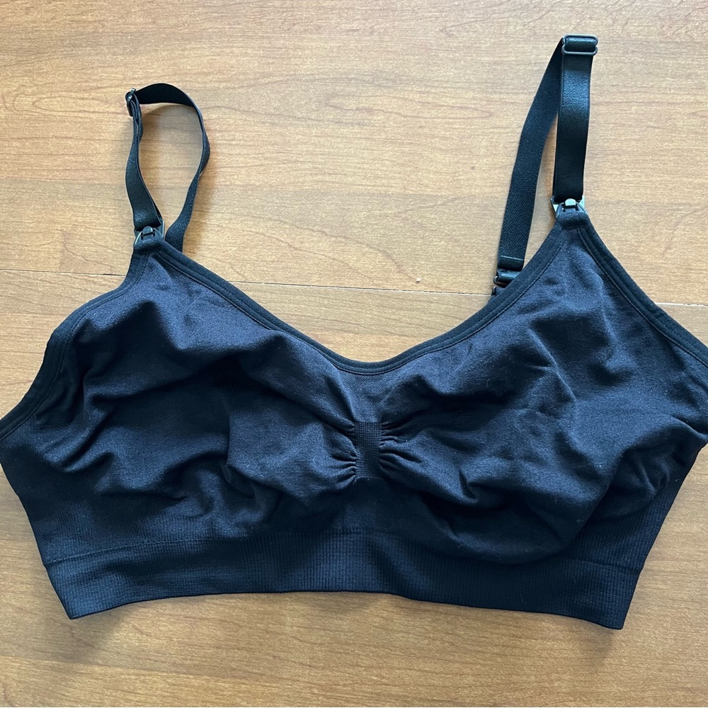Black Women's Nursing Bra